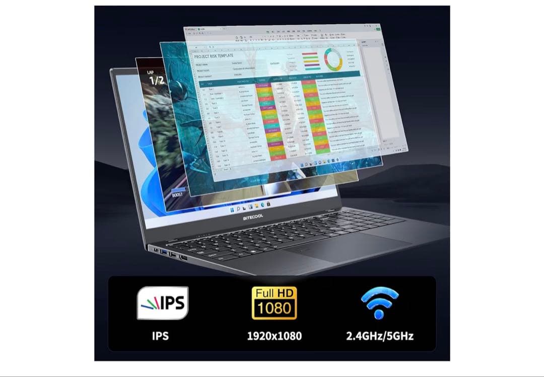 BiTECOOL 15.6インチ ノートPC N5095