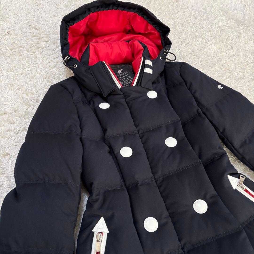 【未使用級】ラブレス ミレーヌ ダウンコート 36 深田恭子さん着用モデル 紺色