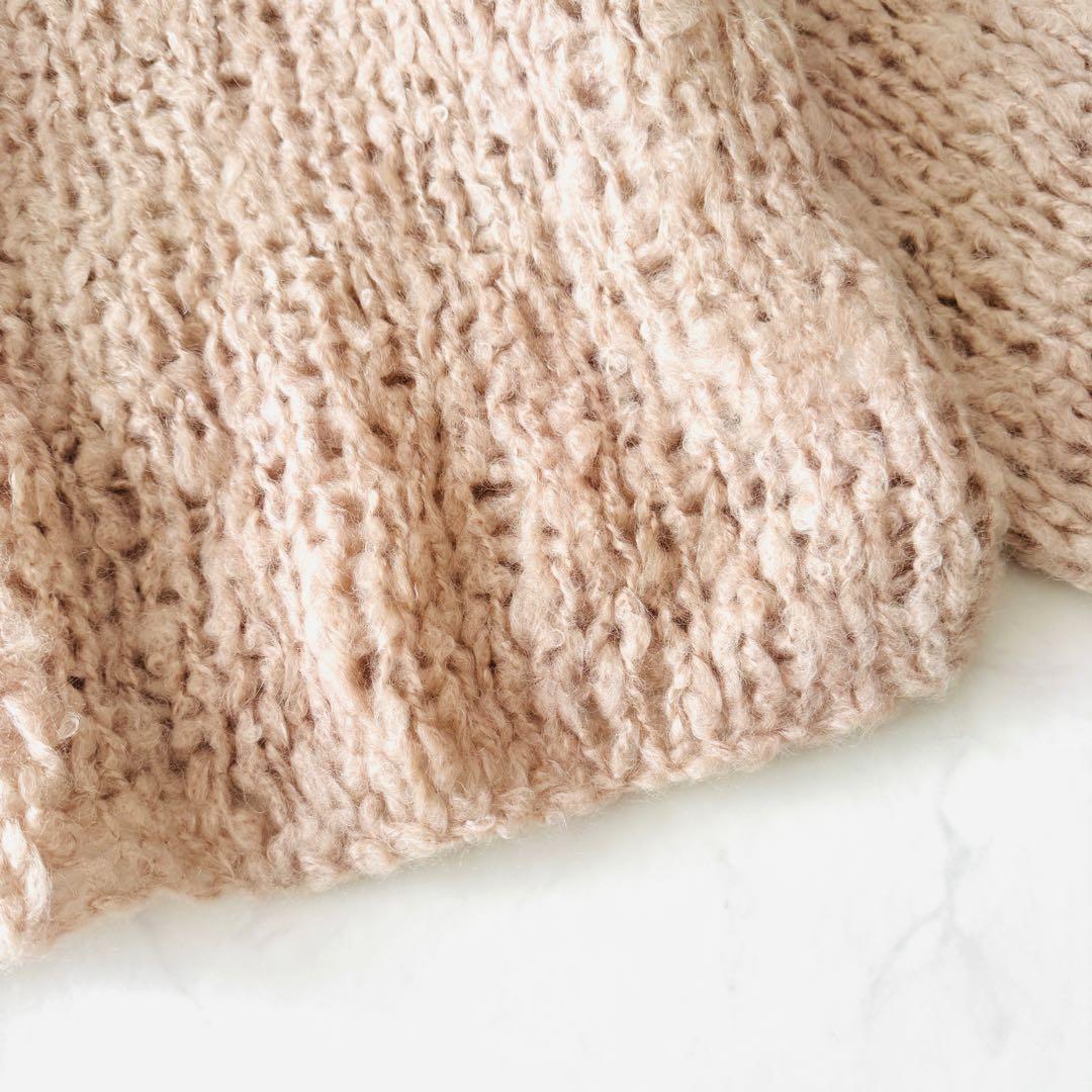 Plage 美品✨ハンドニットジャンボタムプルオーバー