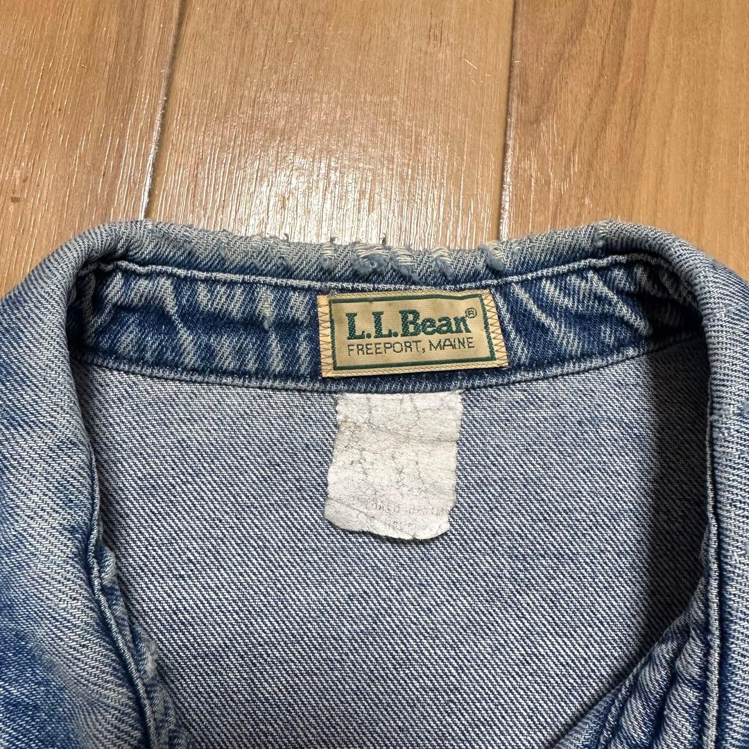 80s90s LLBEAN デニムスイングトップ デニムジャケット