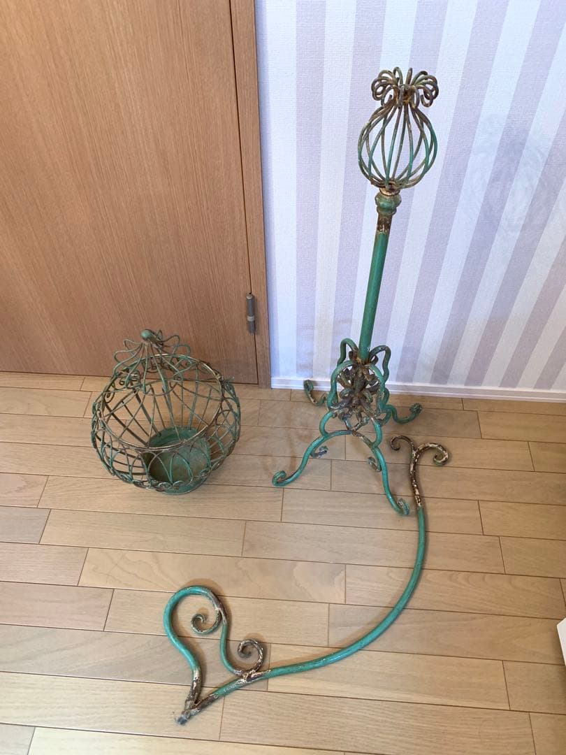 バードゲージ　アンティーク　シャビーシック　ブロカント　送料込