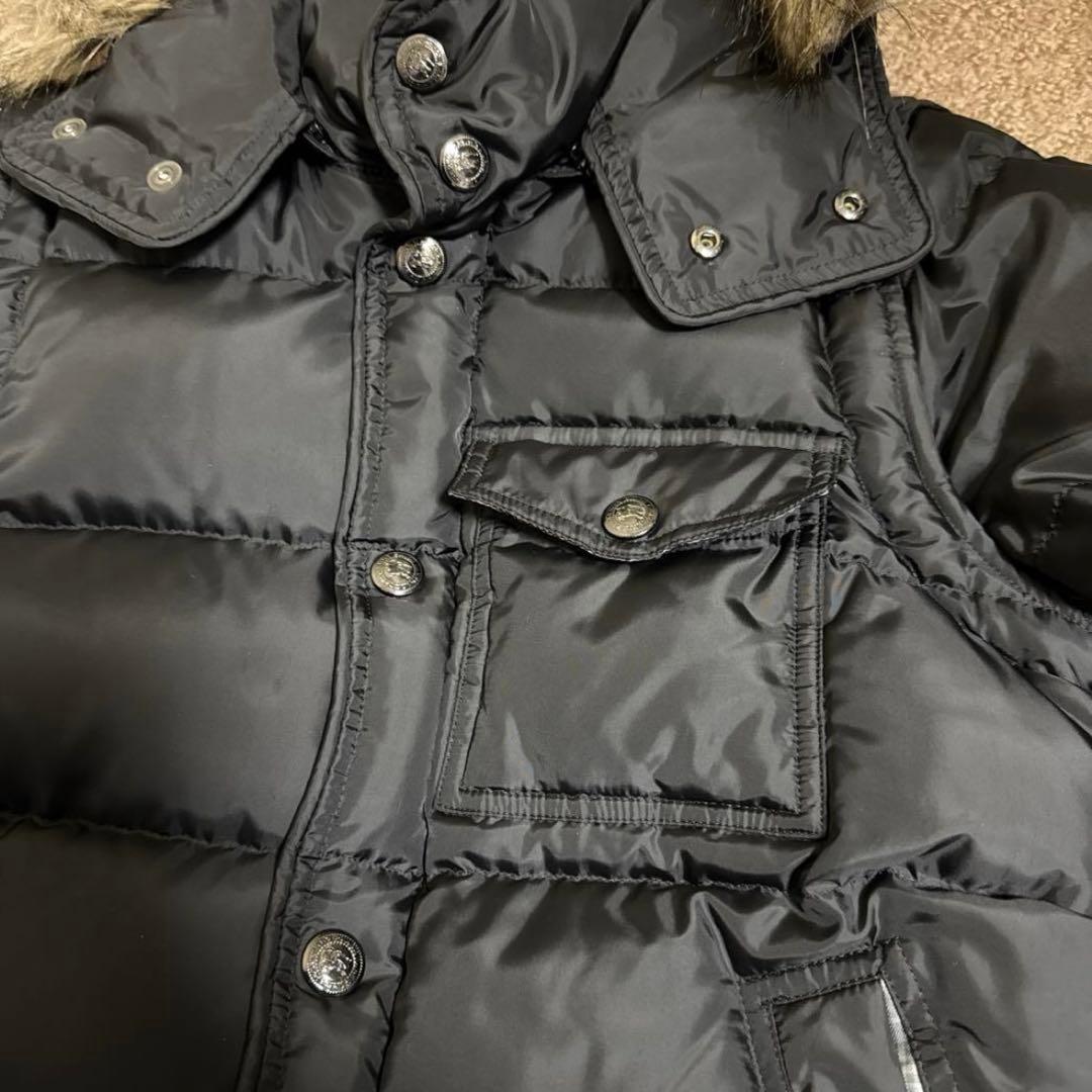 美品 バーバリー 2WAY ダウンジャケット ダウンベスト ブラック