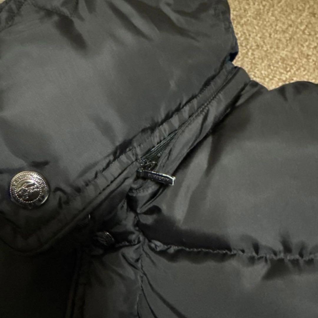 美品 バーバリー 2WAY ダウンジャケット ダウンベスト ブラック