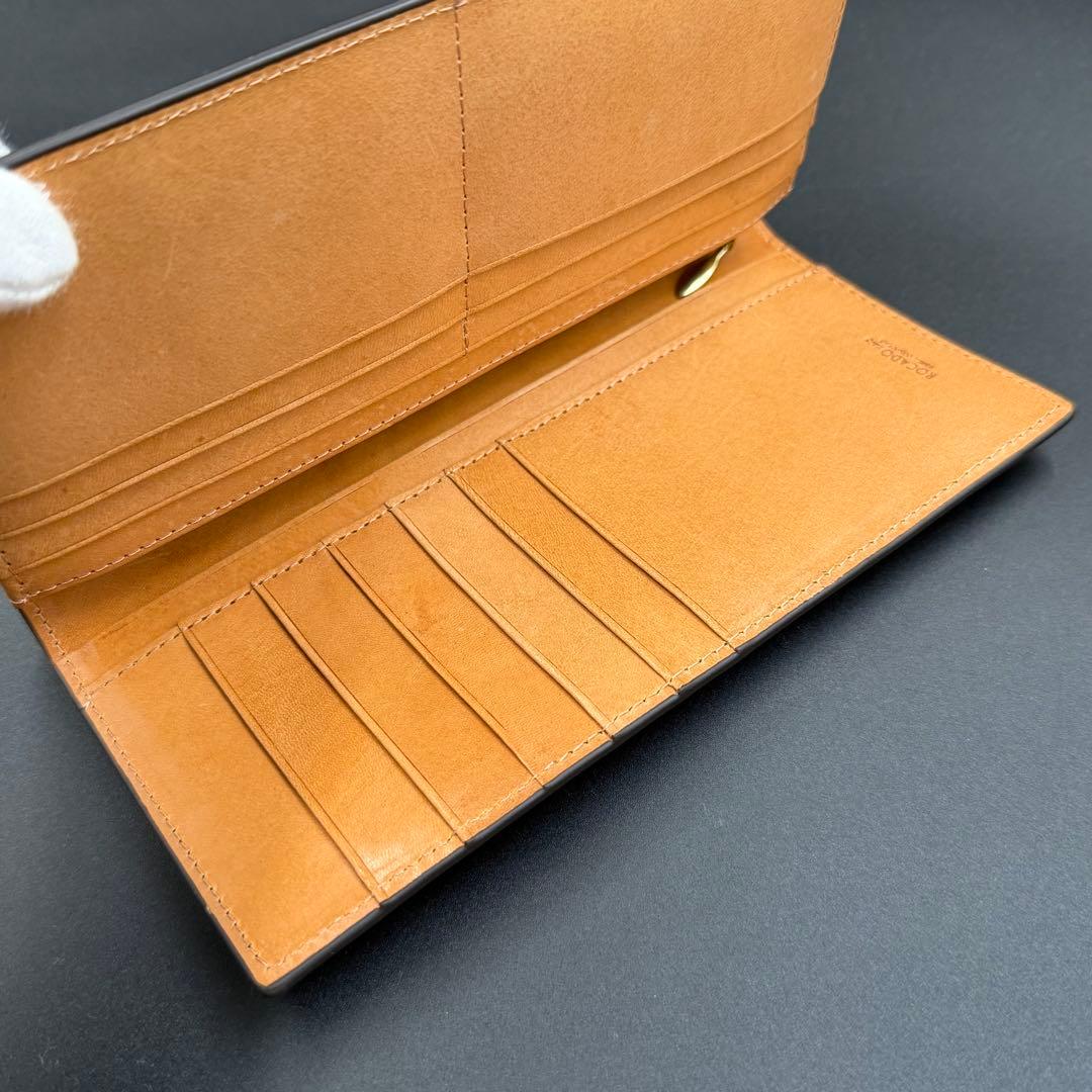 シェルコードバン ROCADO ロカド 二つ折り 長財布 財布 小銭入れ 馬革