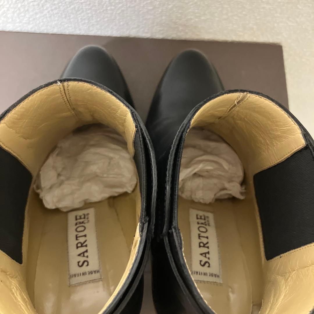 SARTORE サルトル 定番　サイドゴアブーツ　ブラック