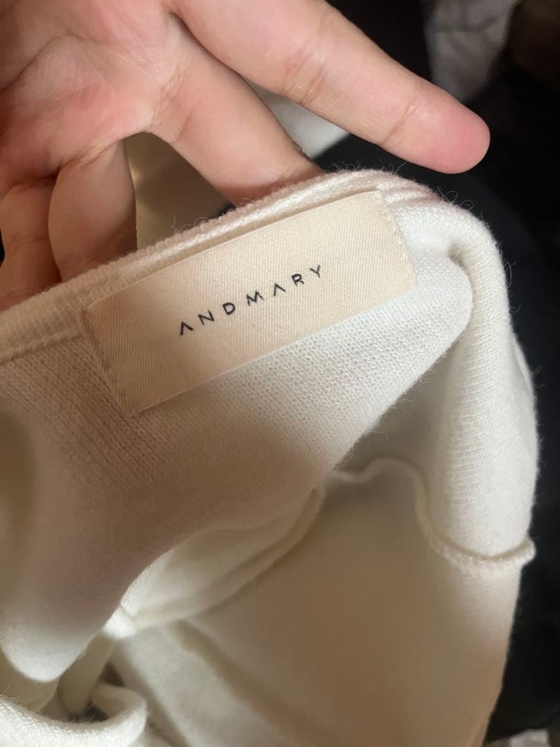 ANDAMARY オフショルダーリボントップス