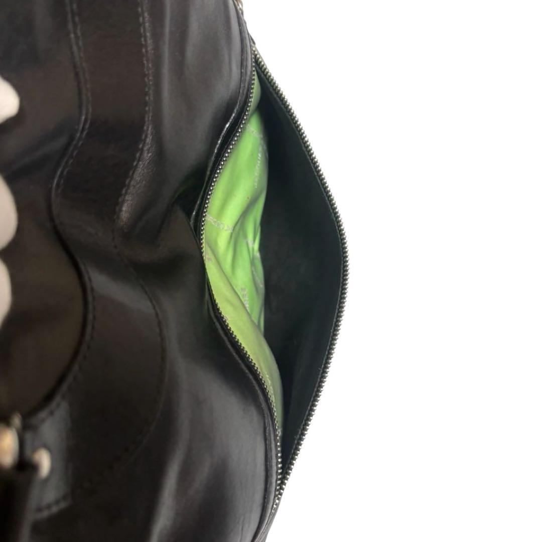 ジャックルコー　リスボン　ボストンバッグ　レザー　ブラック　A4収納可 保護袋