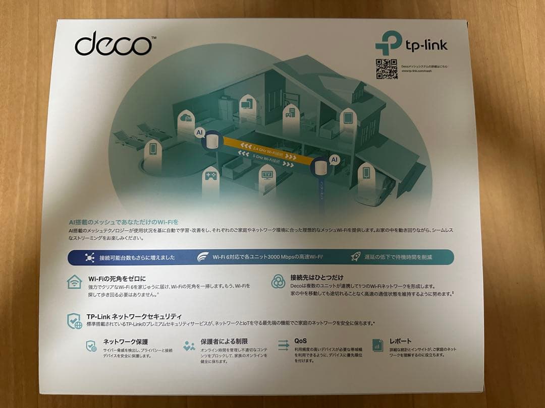 TP-Link Deco X60 AX3000 Wi-Fi 6 2セット