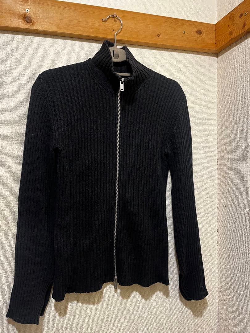 ジルサンダー　ドライバーズニット　ダブルジップ