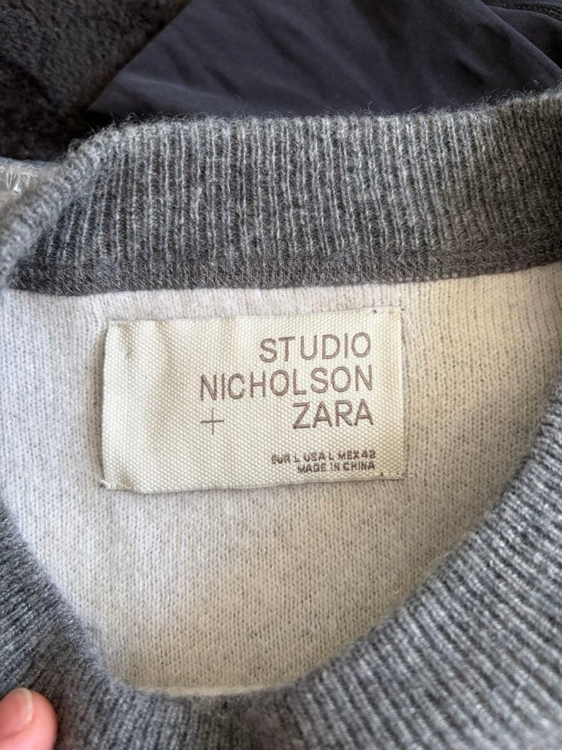 ZARA STUDIO NICHOLSON カシミヤ　ブレンド セーター　L