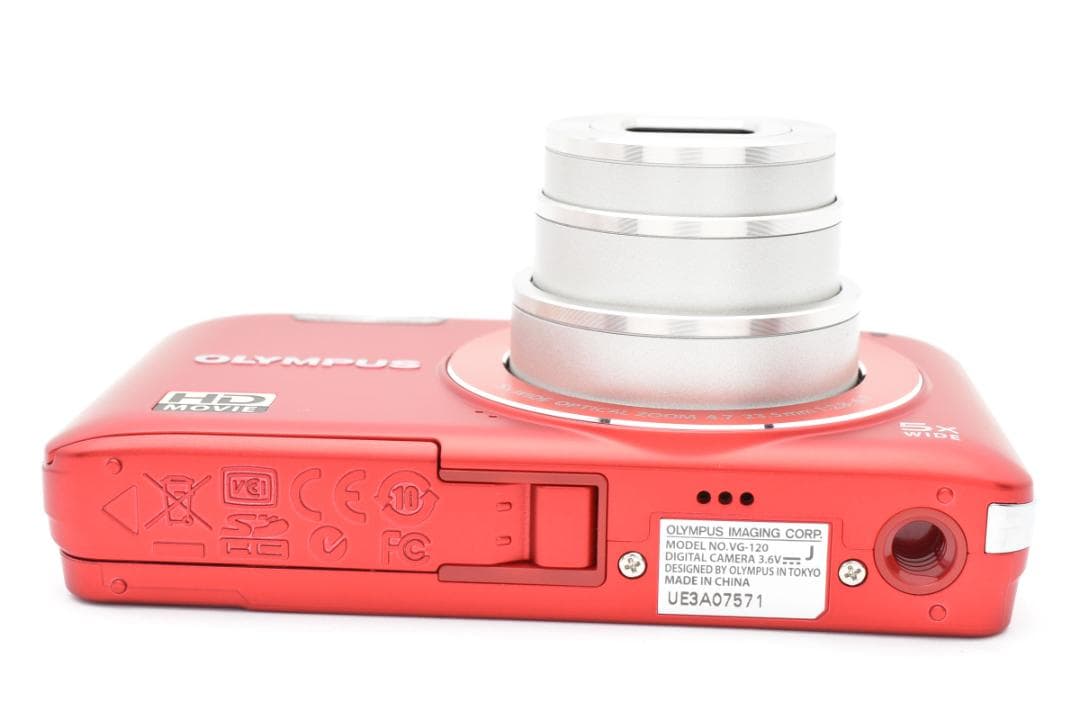 【新品未使用】OLYMPUS VG-120 レッド　動作確認済