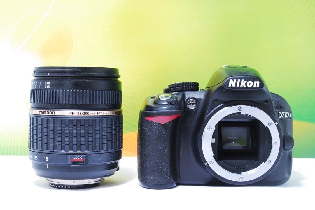 初心者OK✨Nikon D3100 ＋ 18-200mm 便利ズームセット
