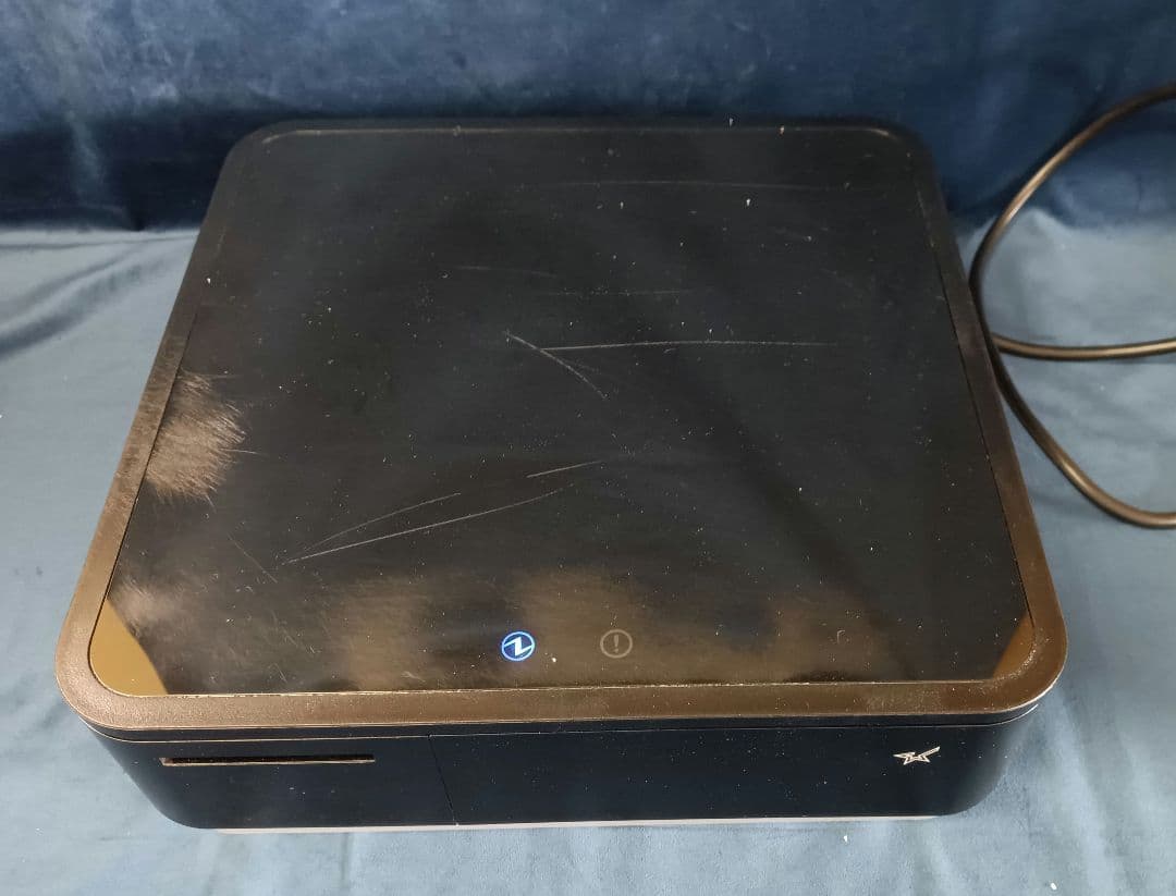 【ジャンク品】スター精密 mpop サーマルプリンタ付きキャッシュドロア　黒