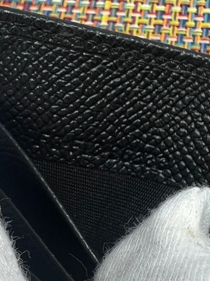 ✨極美品✨BVLGARIブルガリ　マネークリップ　ブルガリマン　札入れ　レザー