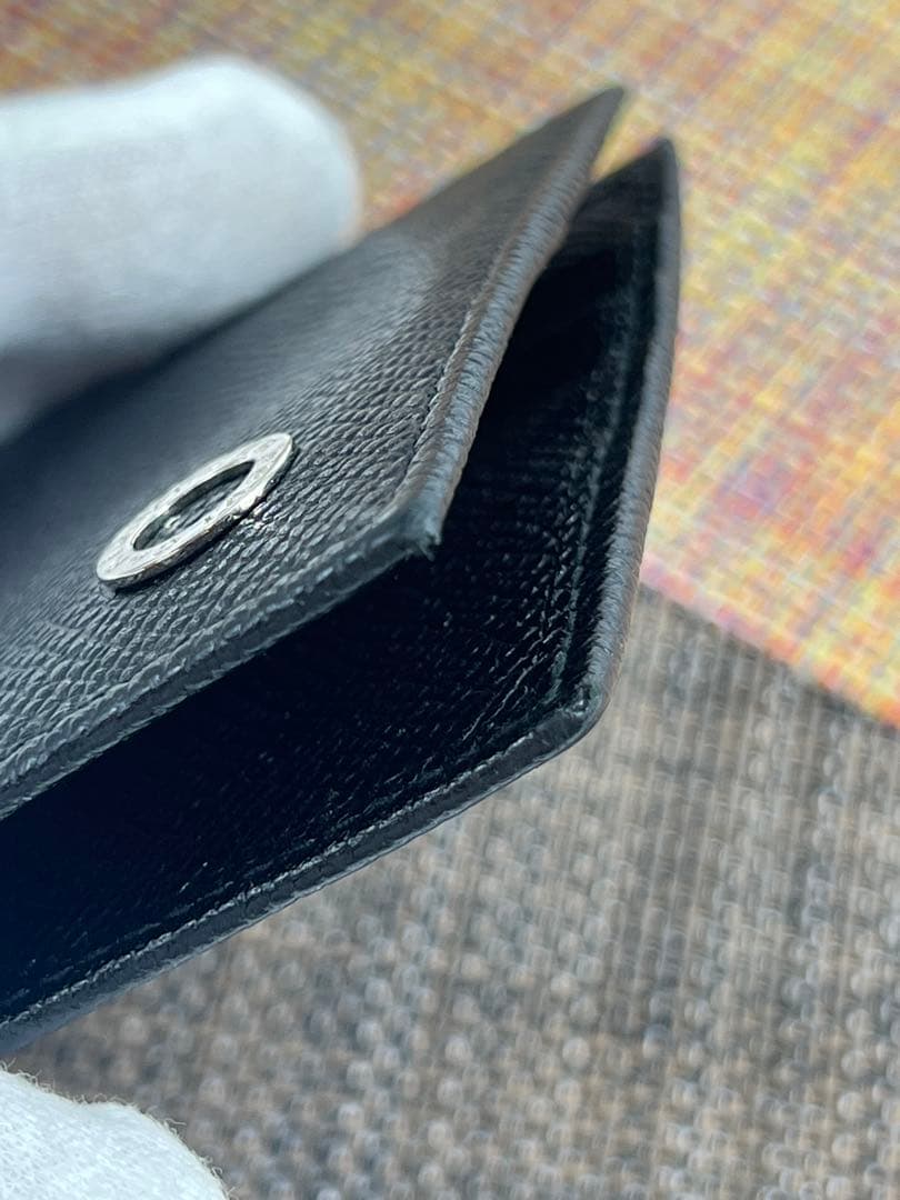 ✨極美品✨BVLGARIブルガリ　マネークリップ　ブルガリマン　札入れ　レザー
