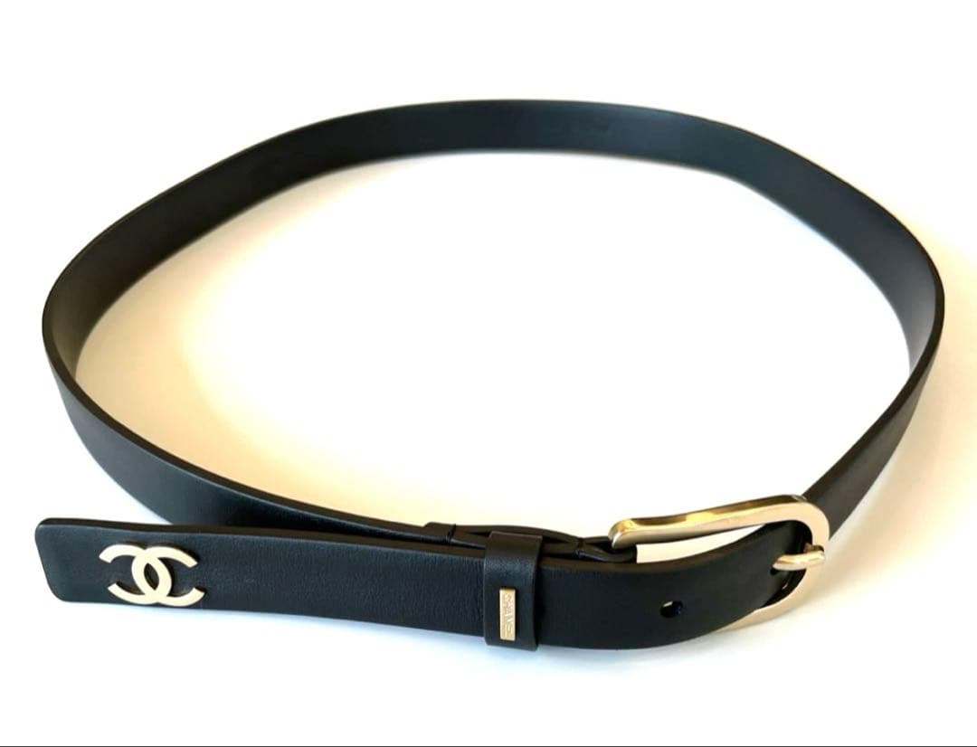 CHANEL シャネル ココマーク レザー ベルト