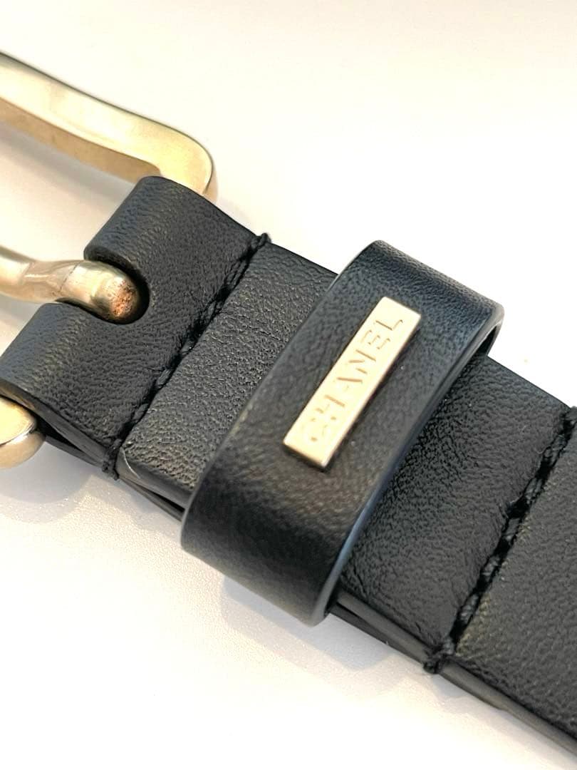 CHANEL シャネル ココマーク レザー ベルト
