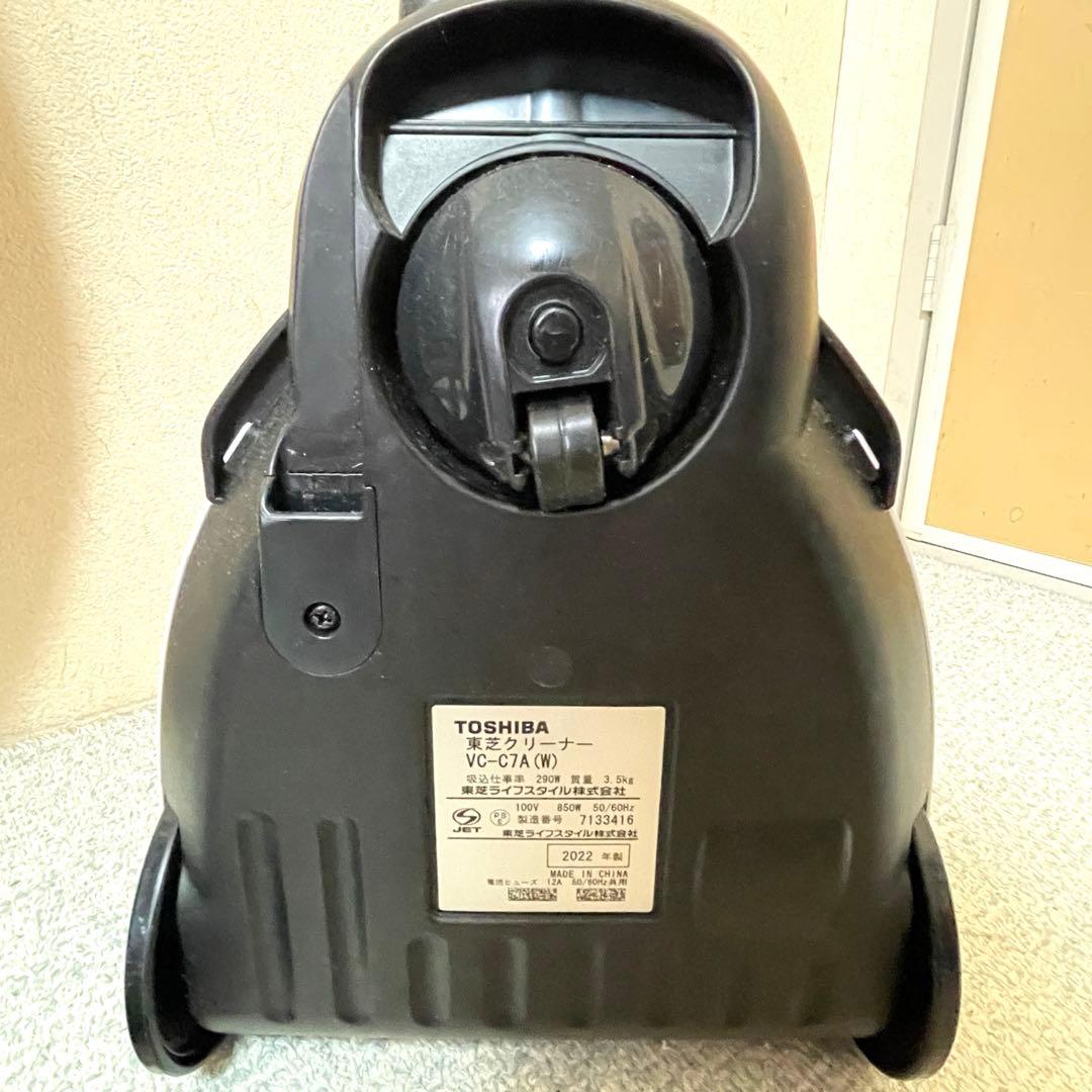 【動作品】東芝 サイクロン掃除機 トルネオミニ VC-C7A 2022年製