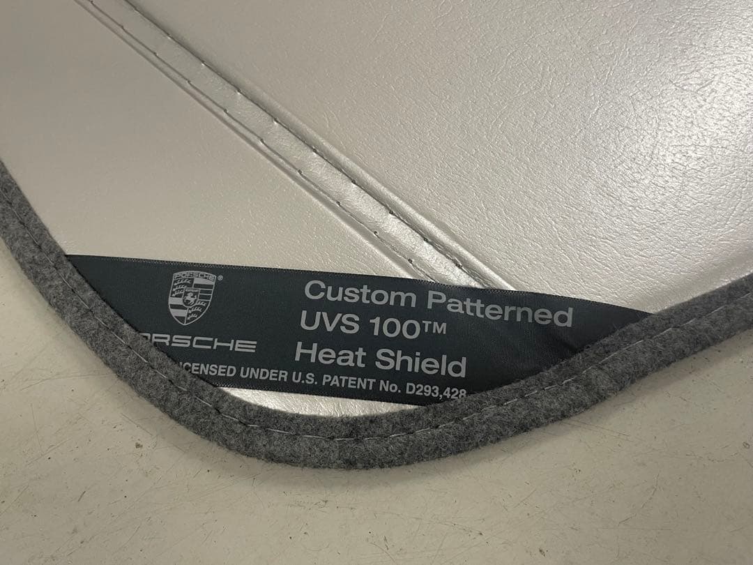 ポルシェ 981型　純正 サンシェード シルバー　収納バッグ付