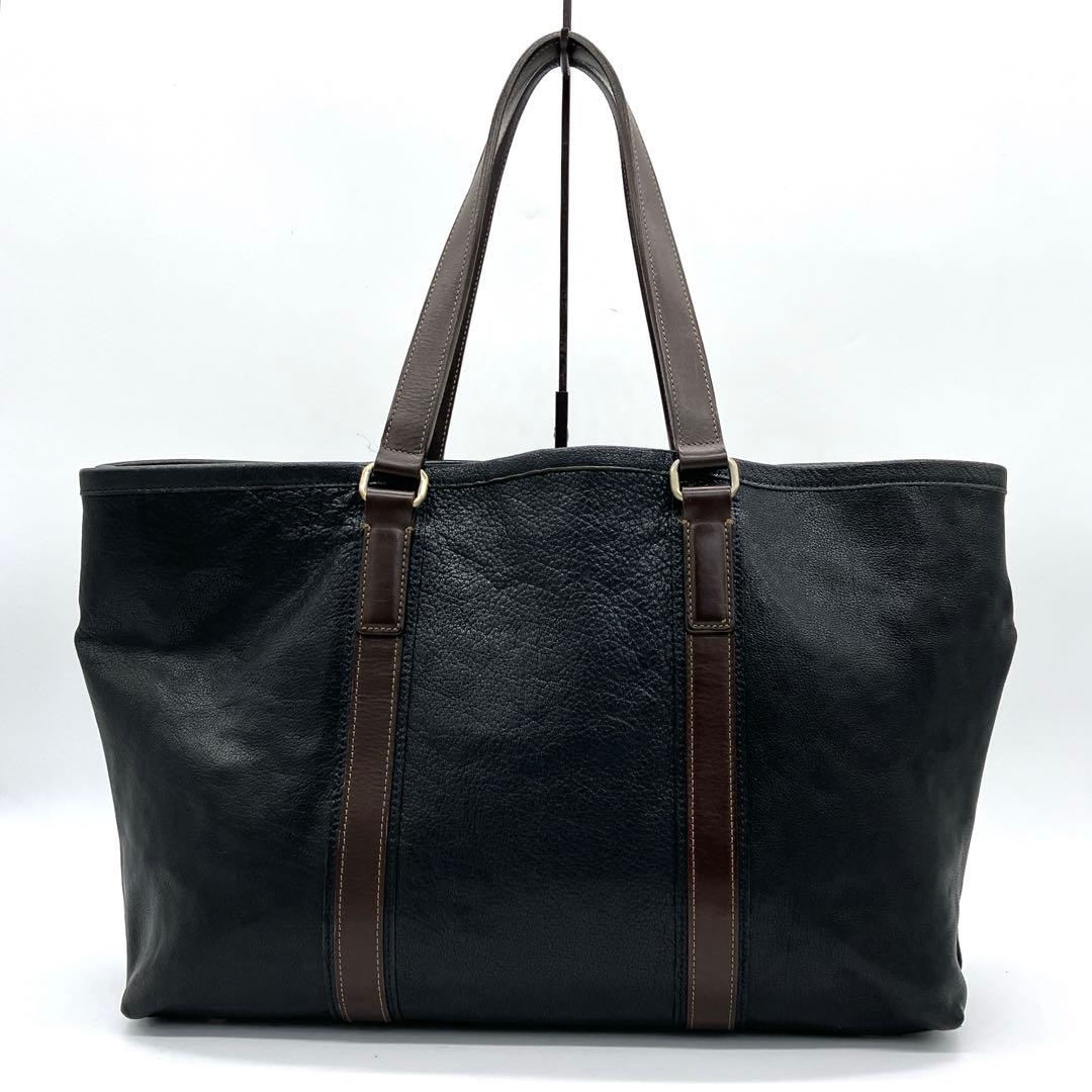 【土屋鞄】アルマス バッファロービジネスバッグ　トートバッグ レザー　ブラック