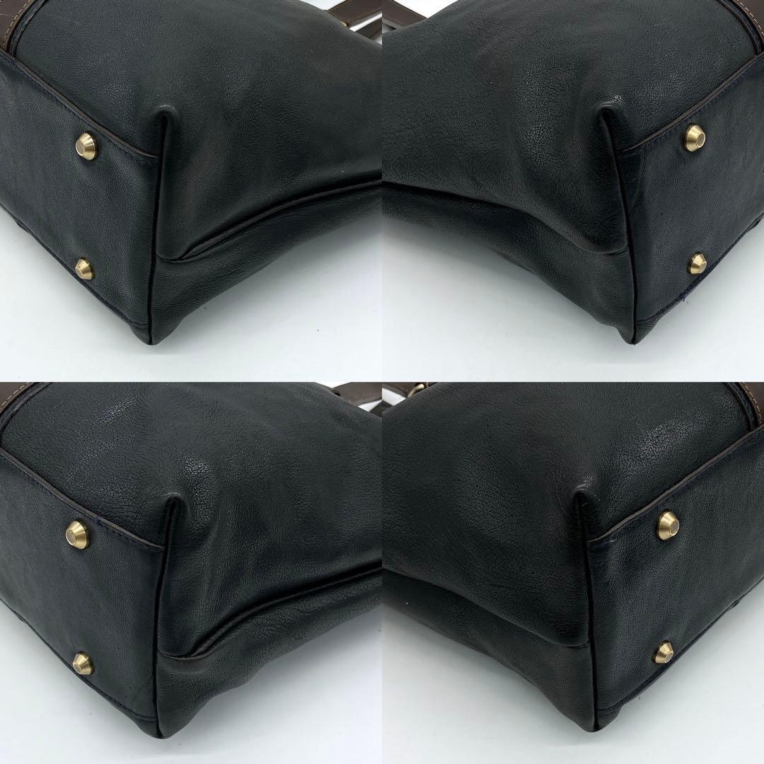 【土屋鞄】アルマス バッファロービジネスバッグ　トートバッグ レザー　ブラック