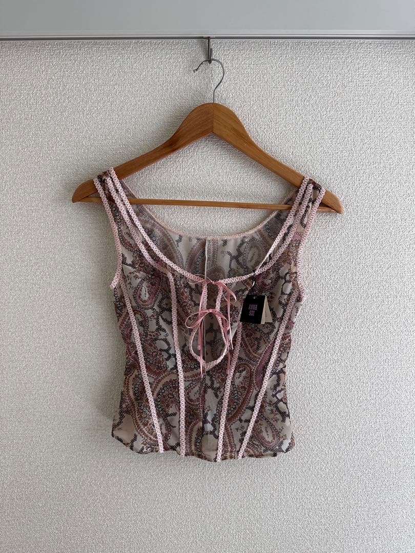 ✴︎レア新品未使用✴︎即購入ok✴︎ANNA SUI ペイズリー柄キャミソール