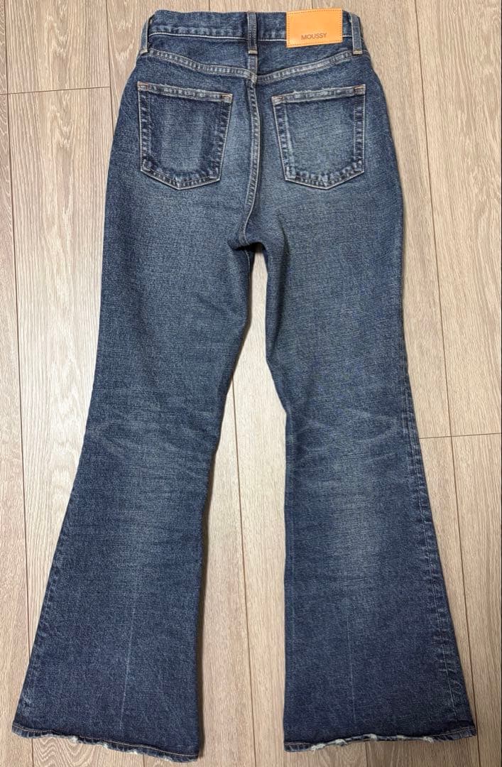 ［美品］MOUSSY MVS D/BLU FLARE 25inch