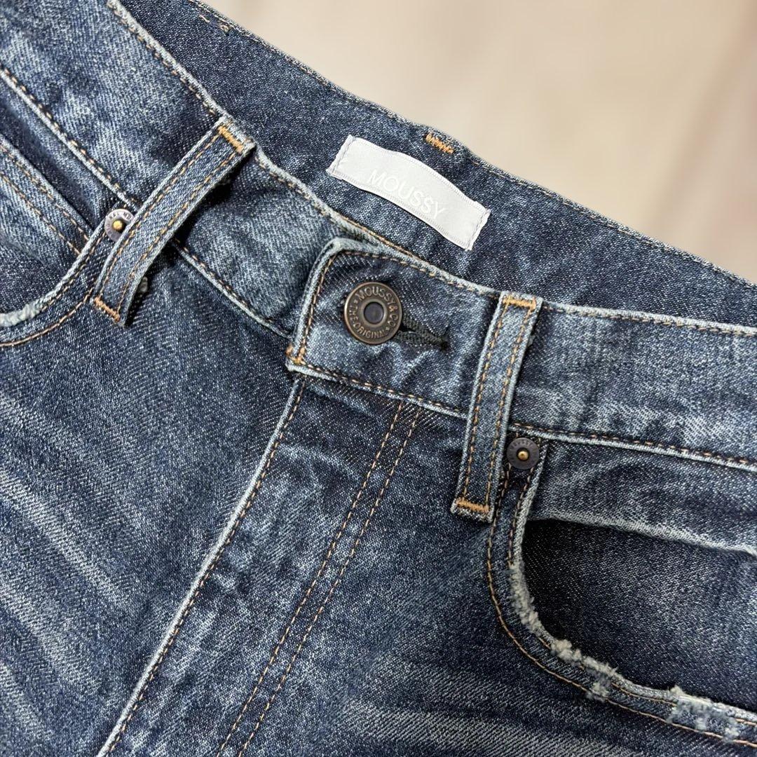 ［美品］MOUSSY MVS D/BLU FLARE 25inch