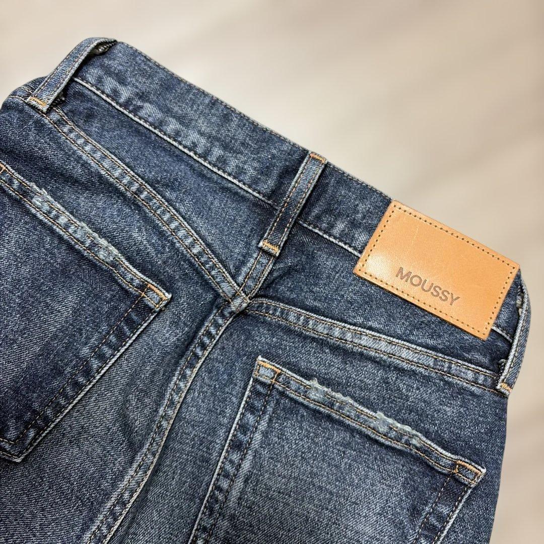 ［美品］MOUSSY MVS D/BLU FLARE 25inch