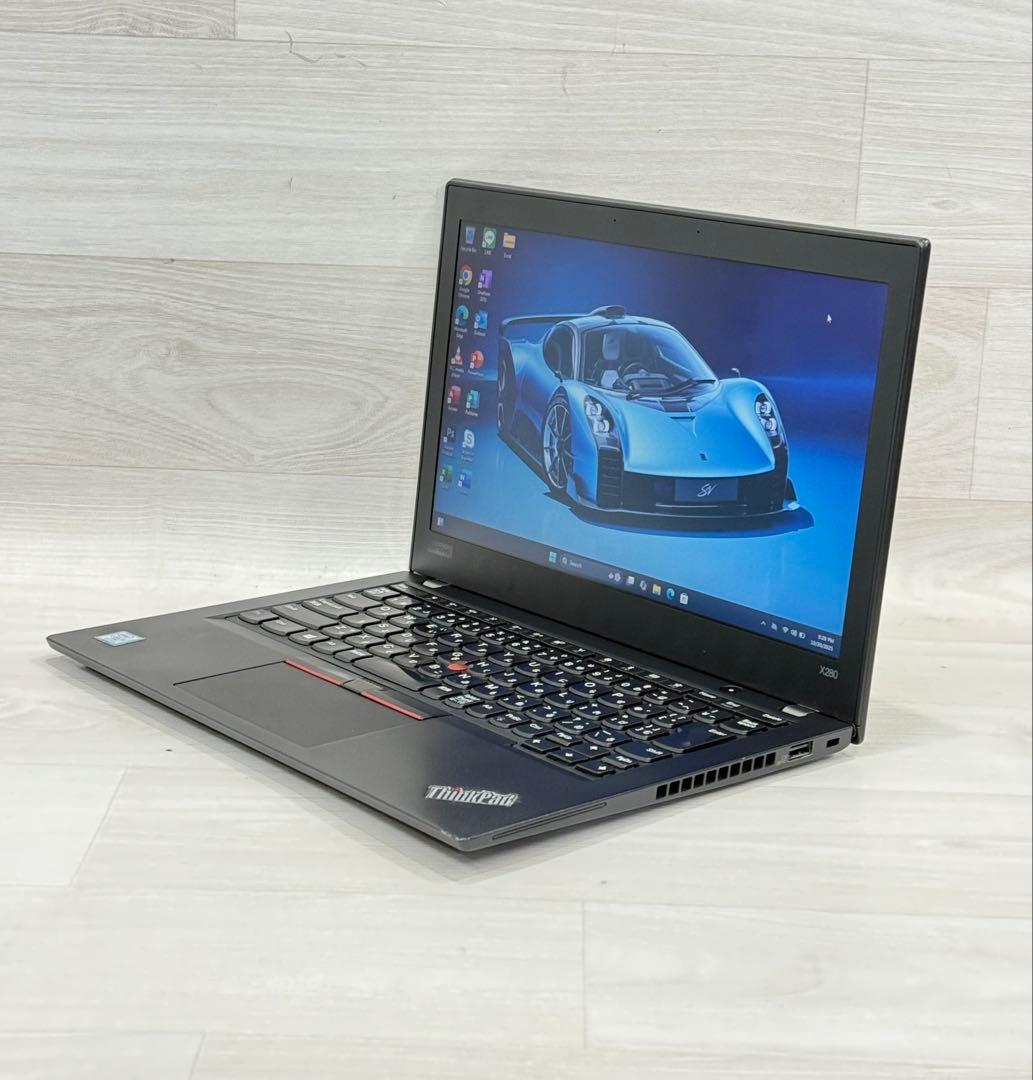 8世代LenovoThinkPadレノボノートPCメモリー8GB/SSD-256