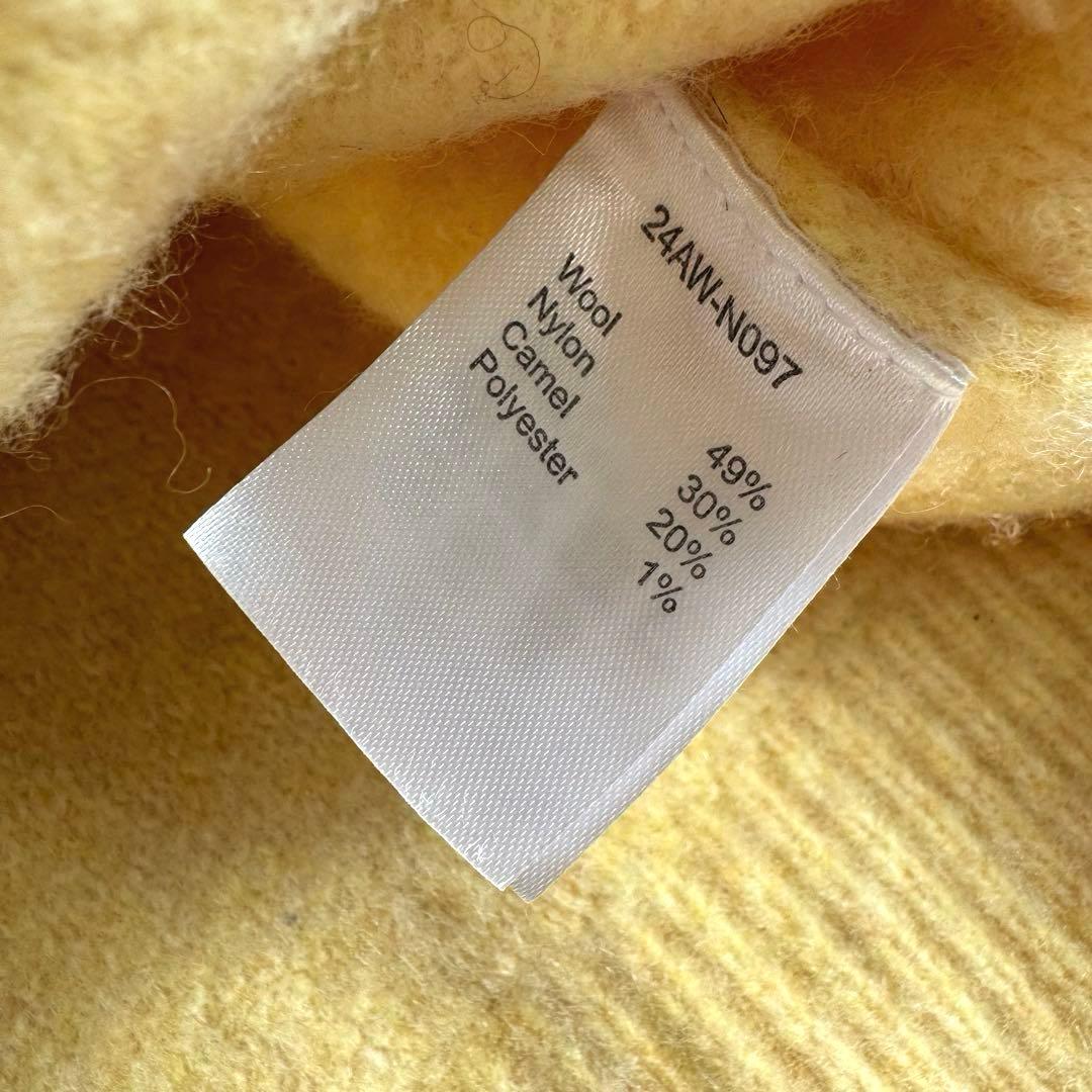 NKNIT ンニット cat jacquard キャットニット バターイエロー