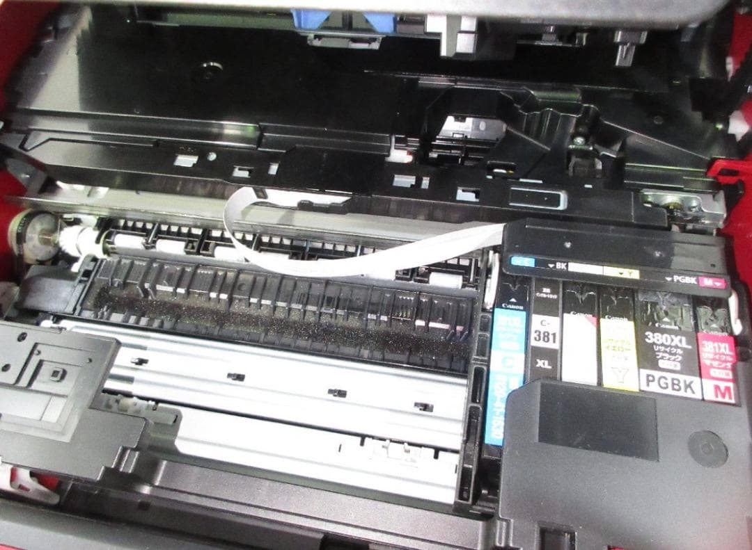 美品 Canon TS8430 レッド インクジェットプリンター_56