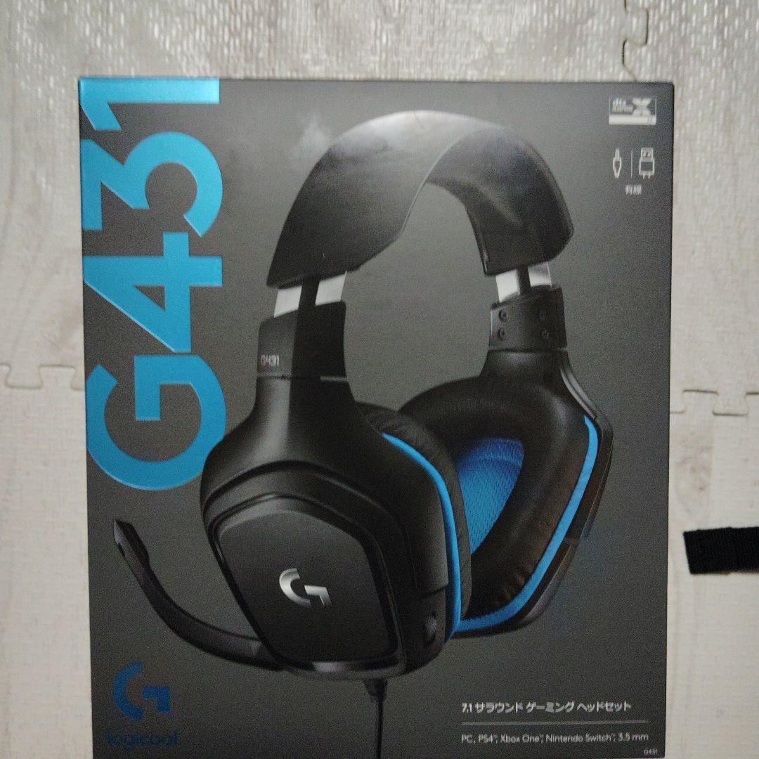 未使用Logitech G431 ゲーミングヘッドセット