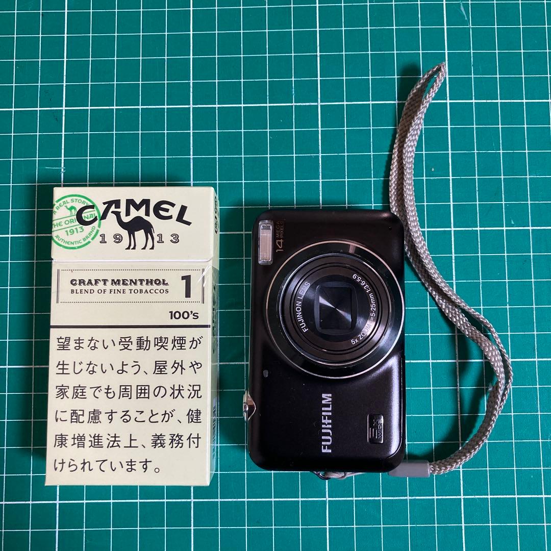 FUJI FILM JX280 ハンディデジカメ　粋なブラックボディ