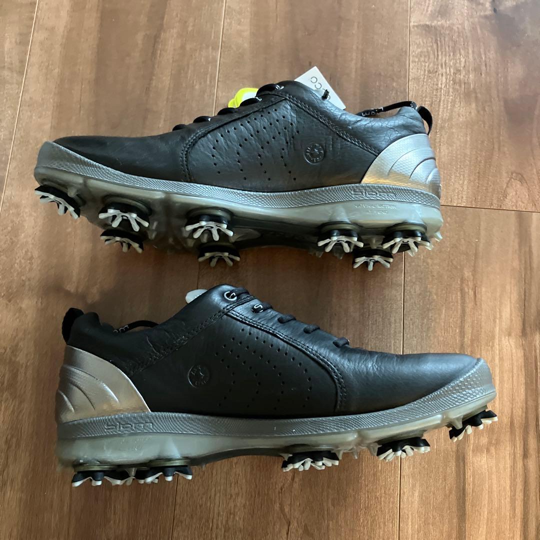 ECCO ゴルフシューズ 未使用　女性用 38サイズ ブラック　24センチ
