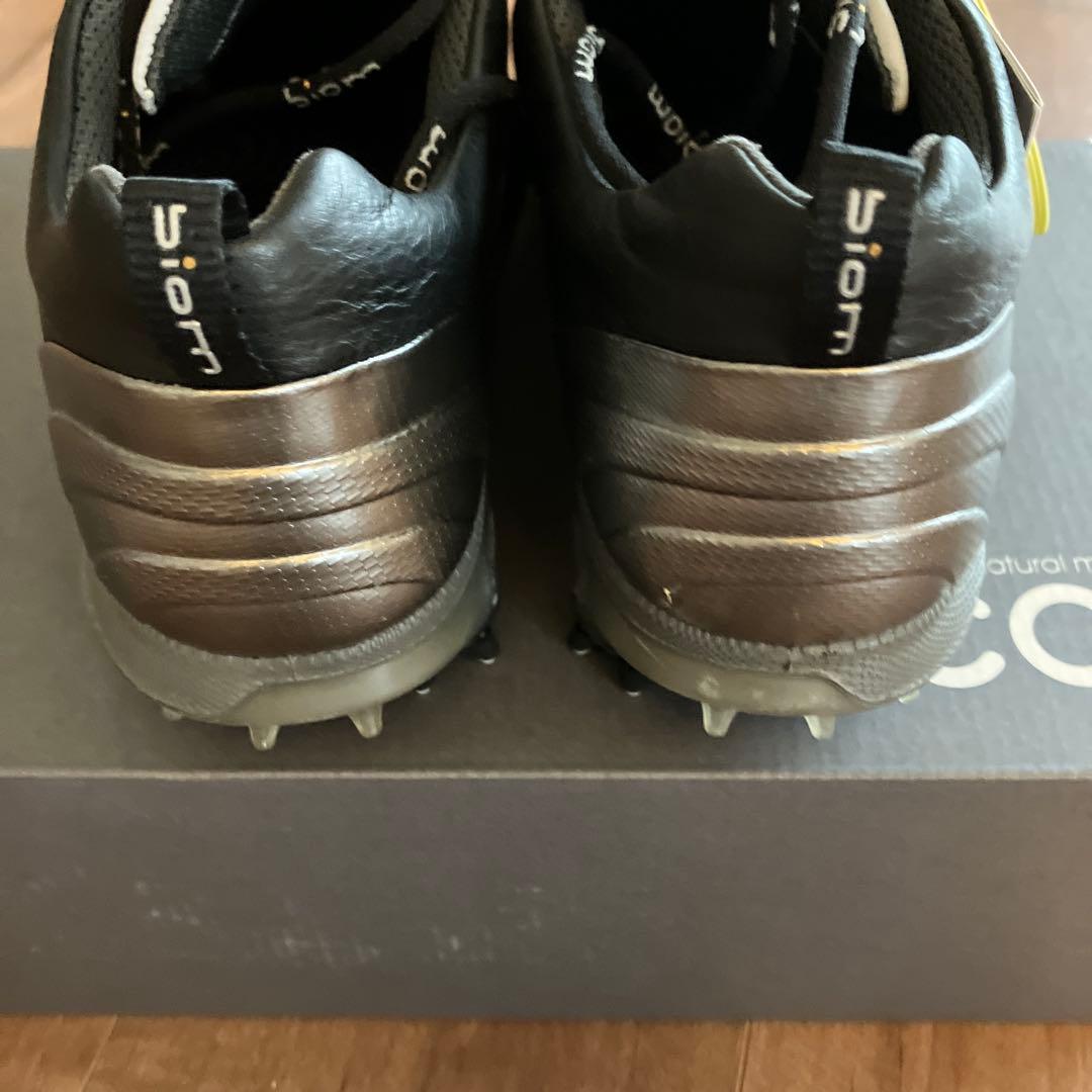 ECCO ゴルフシューズ 未使用　女性用 38サイズ ブラック　24センチ