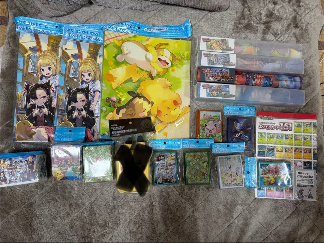 ポケカ サプライ　デッキケース　スリーブ　プレイマット　コレクションファイル