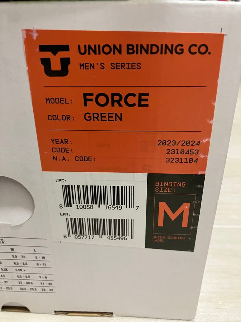UNION FORCE Green サイズＭ