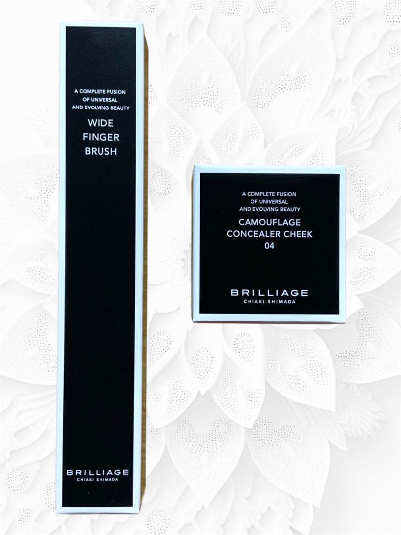 ０２又は０４ブリリアージュカモフラージュコンシーラーチークワイドフィンガーブラシ