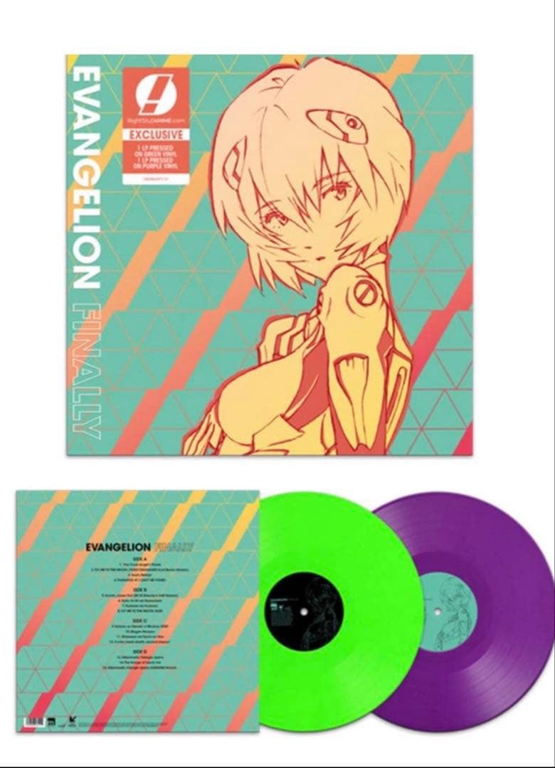 エヴァ　レコード　初号機カラー　海外限定盤