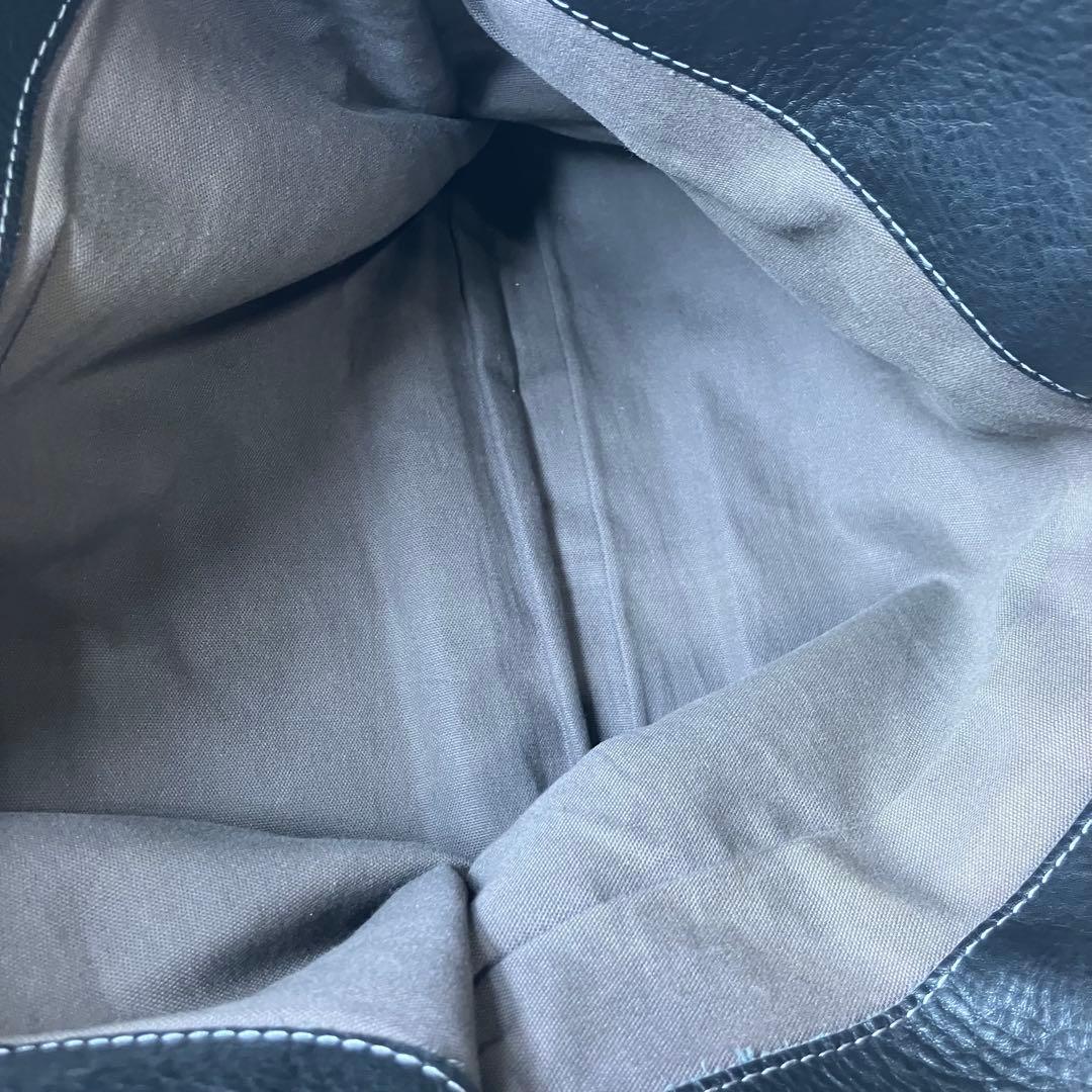 美品✨土屋鞄 プロータ ３室 2way レザー ステッチ ビジネスバッグ 黒