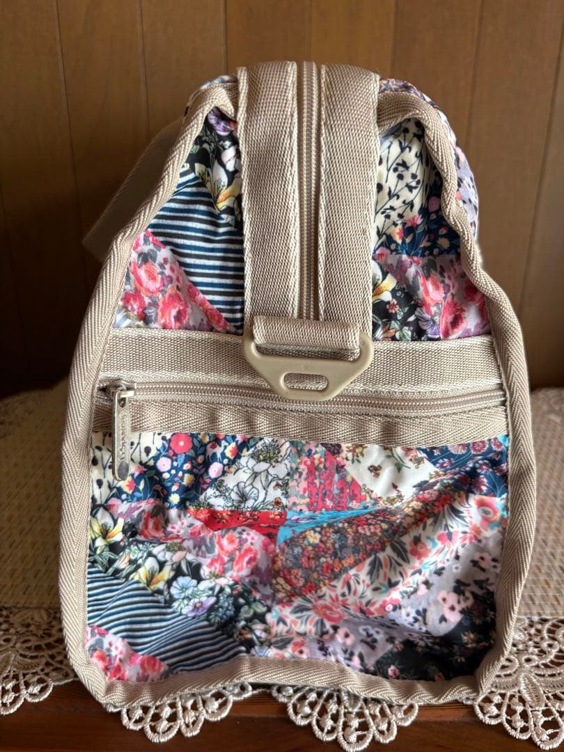 【週末価格】極美品⭐︎レスポートサック ボストンバッグ フラワー