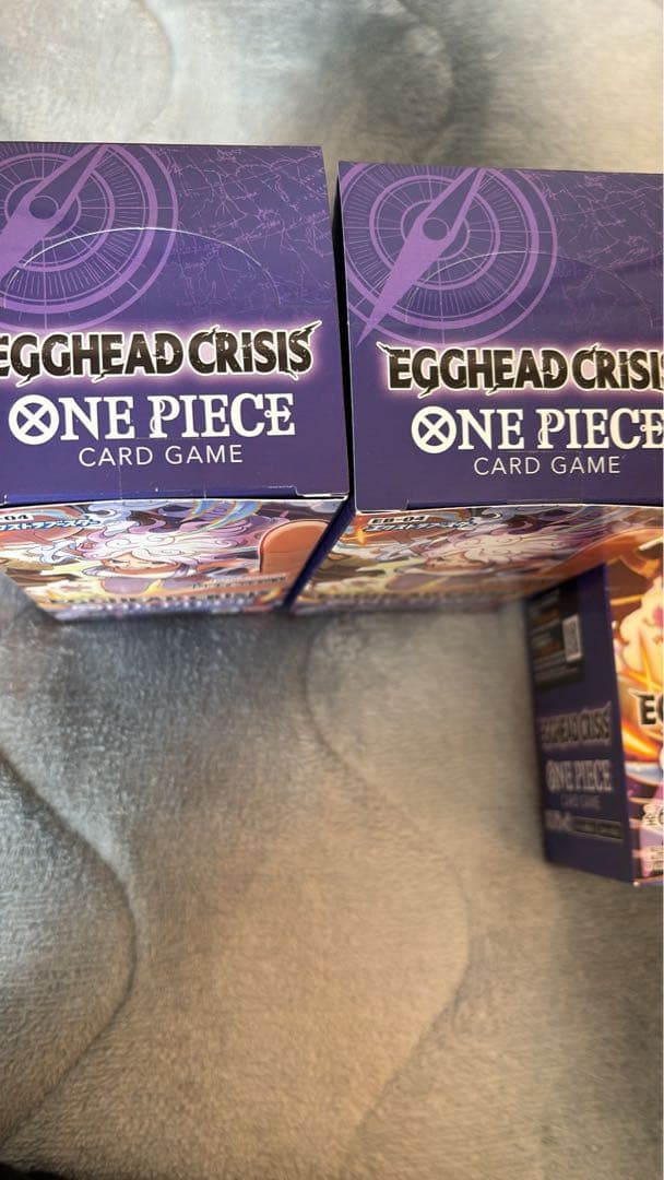 EGGHEAD CRISIS ONE PIECEカード　テープ付き4ボックス