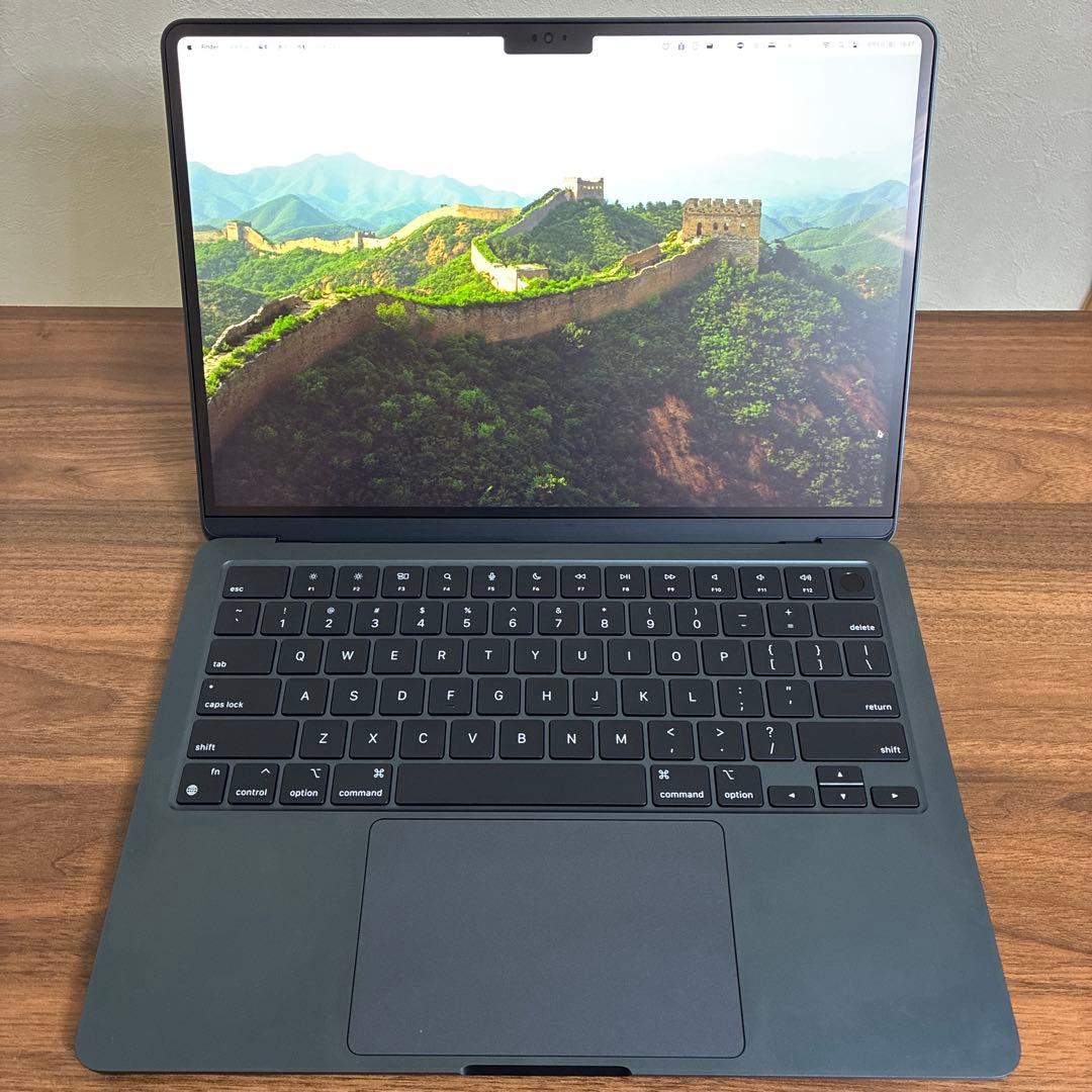 美品 MacBookAir M2 13インチ ミッドナイト16GBメモリ
