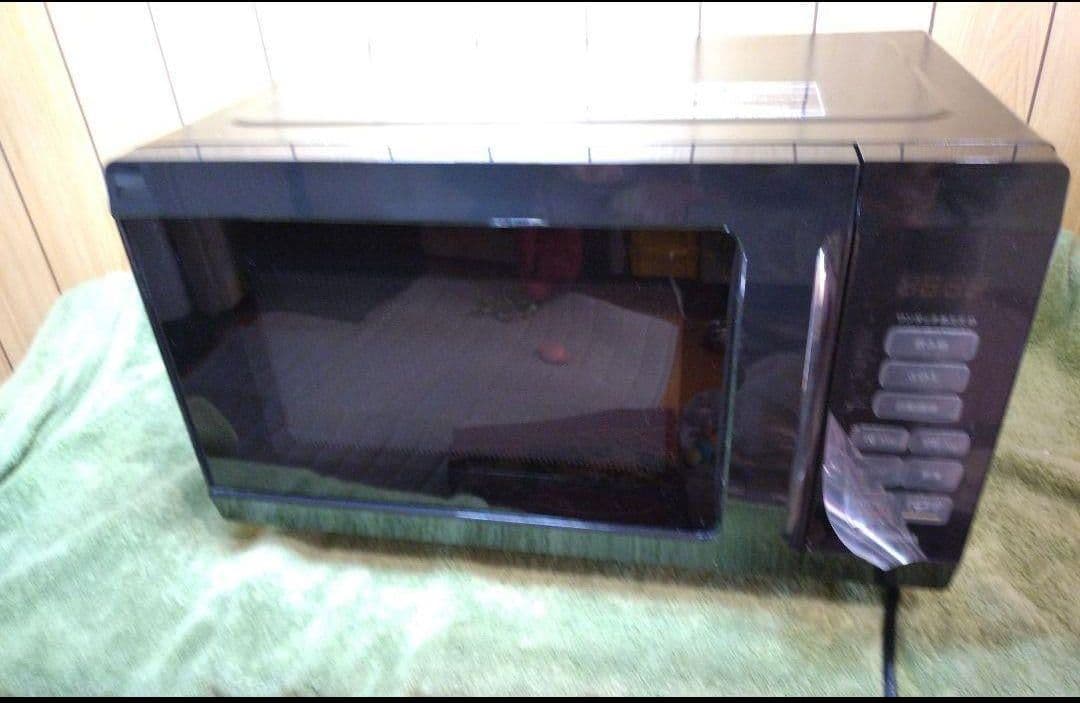 アイリスオーヤマ冷凍冷蔵庫87L木目調温度調節7段階23年製、レンジセット