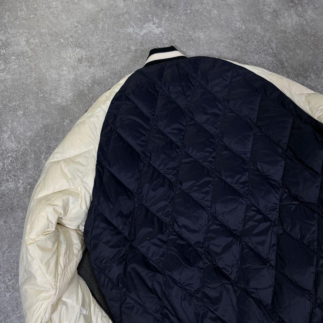 TAION スカジャン　虎　舞妓　別珍　リバーシブル　M キルティングダウン