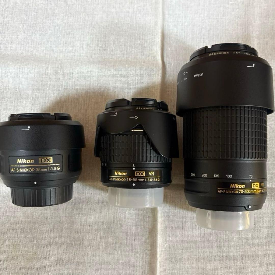 Nikon D5600 ダブルズームキット+DX 35mm f/1.8G他