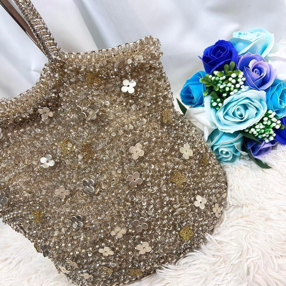 ✨美品♡人気カラー✨ アンテプリマ フィオリトゥーラ バケット型 ハンドバッグ