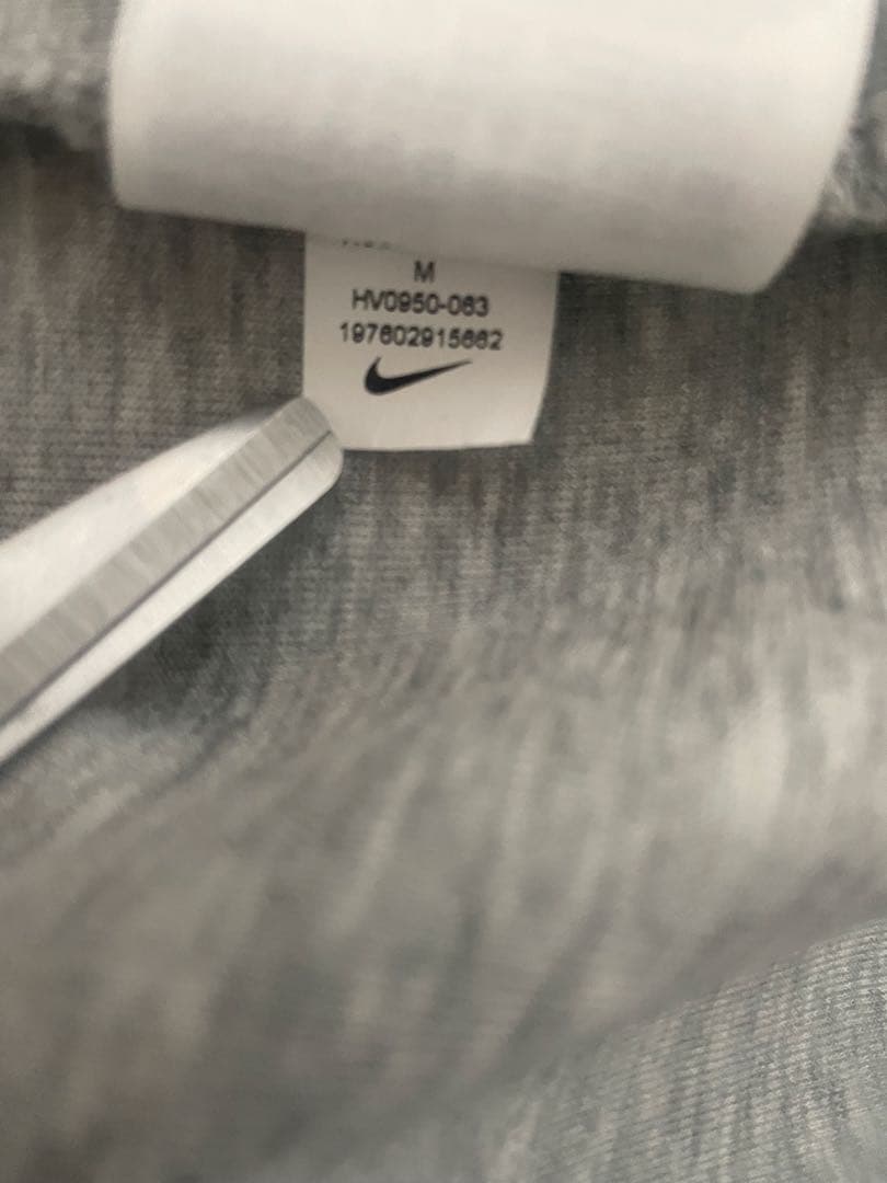 Nike テックフリース フルジップ フード付きパーカー M グレー