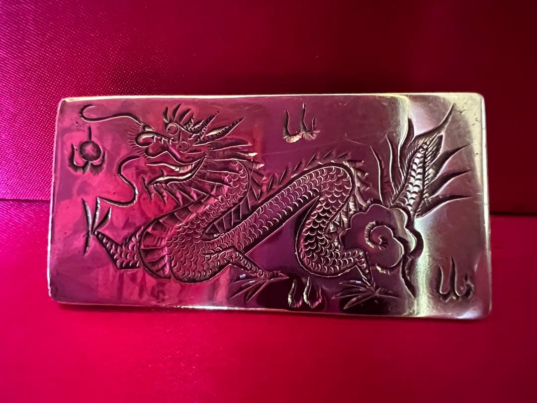silver925 oriental dragonマネークリップ